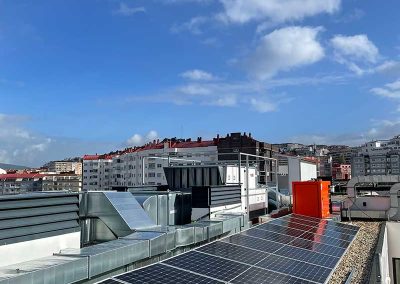 Instalación fotovoltaica de autoconsumo de 18kW sobre cubierta en Vigo Pontevedra