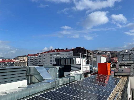 Instalación fotovoltaica de autoconsumo de 18kW sobre cubierta en Vigo, Pontevedra